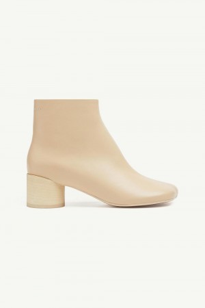 Maison Margiela Anatomic Ankle Boots Bej | RO_MM43848