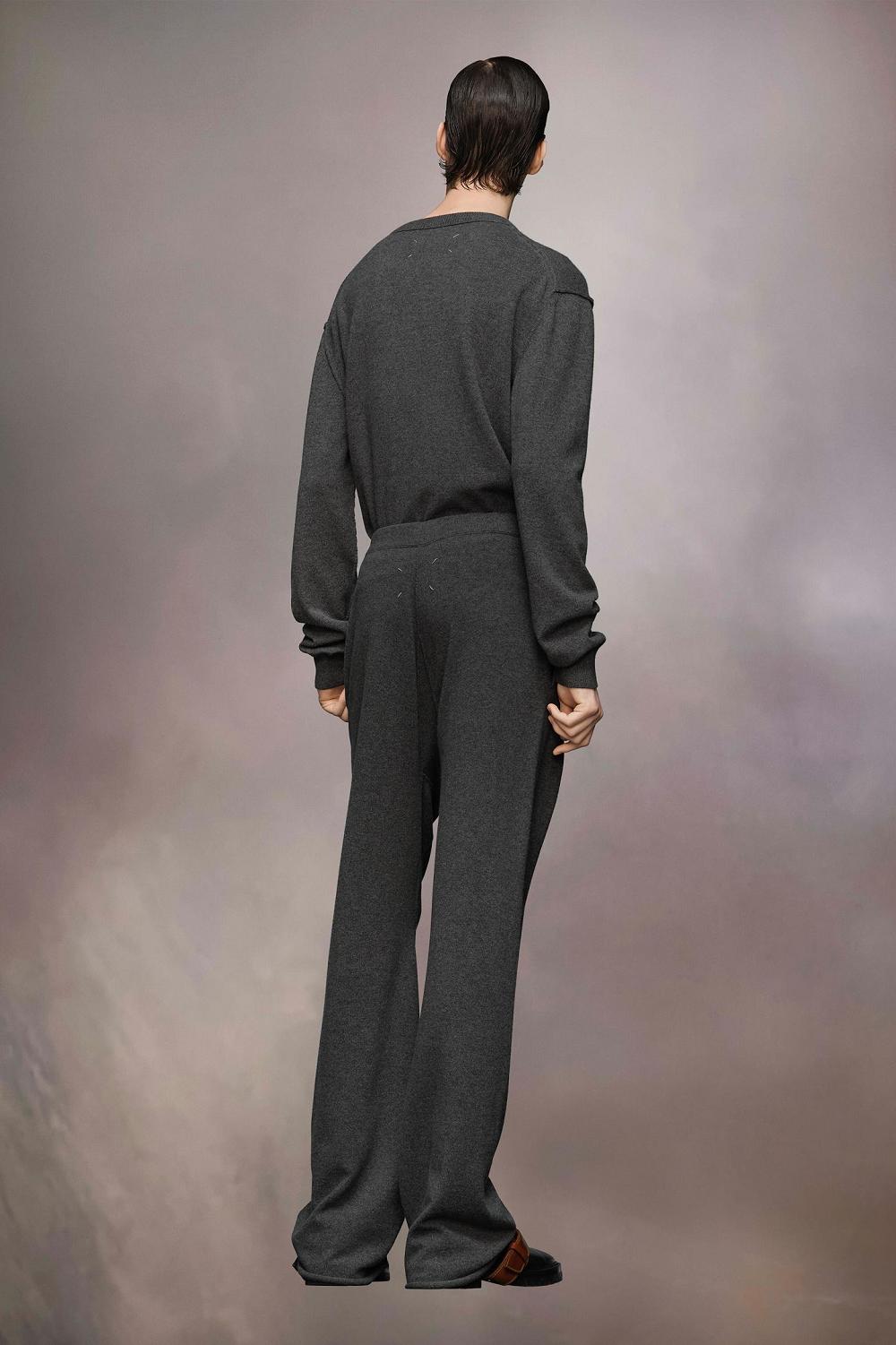 Maison Margiela DéCortiqué Cashmere Trousers Gri Inchis | RO_MM87792