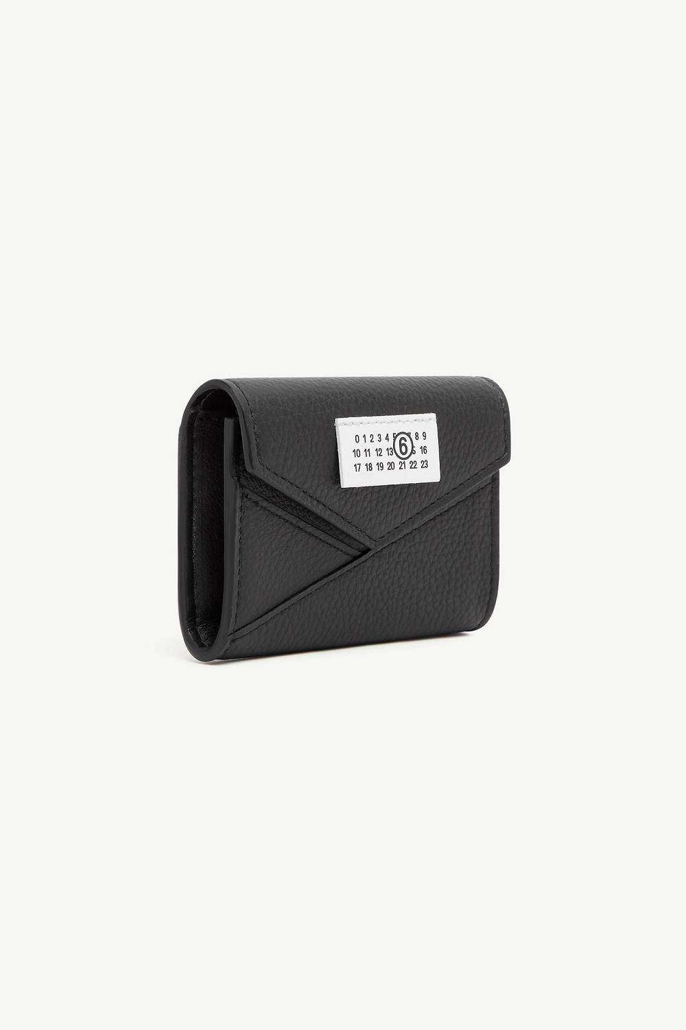 Maison Margiela Japanese 6 Flap Wallet Negrii | RO_MM20339