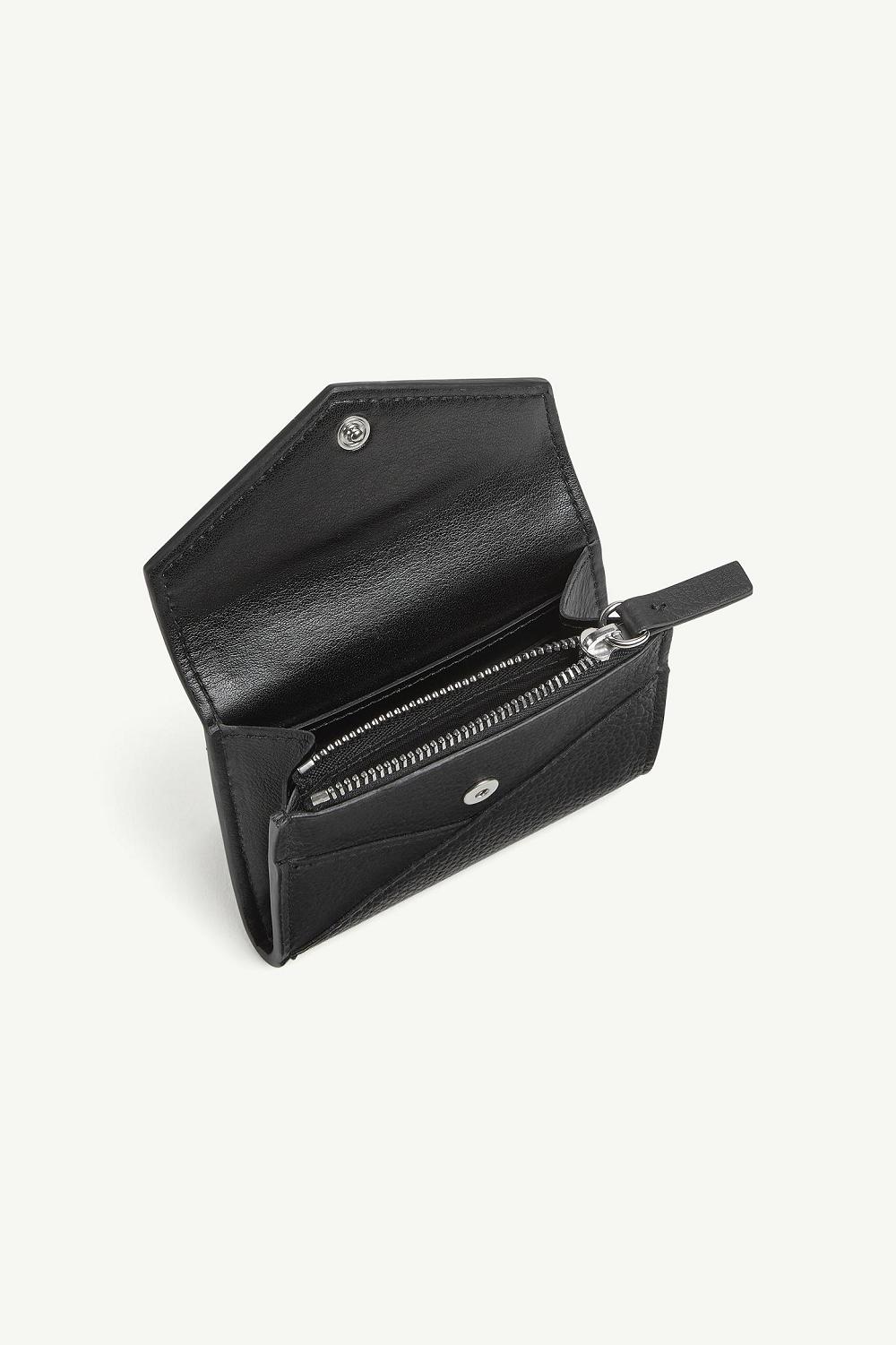 Maison Margiela Japanese 6 Flap Wallet Negrii | RO_MM20339