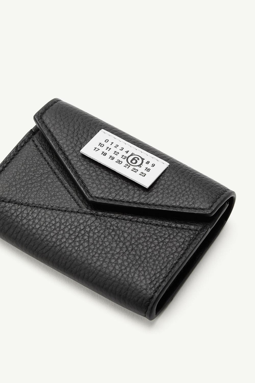 Maison Margiela Japanese 6 Flap Wallet Negrii | RO_MM20339