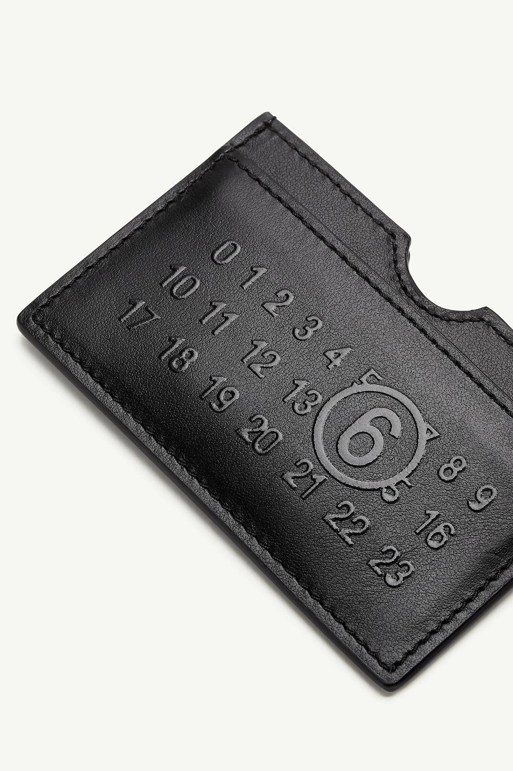 Maison Margiela Numeric Logo Cardholder Negrii | RO_MM31568